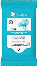 Odświeżające chusteczki do higieny intymnej, 20 szt. - AA Intimate Fresh Hygiene Wipes — Zdjęcie N1