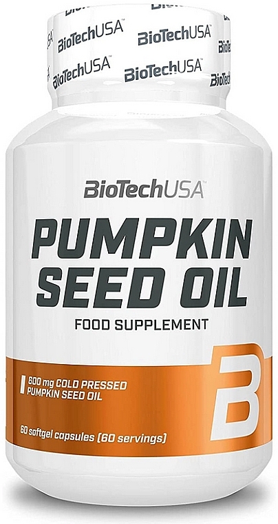 Suplement diety Olej z pestek dyni - BiotechUSA Pumpkin Seed Oil — Zdjęcie N1