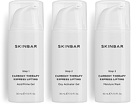 Zestaw do karboksyterapii - SKINBAR Carboxy Therapy Set (gel/30 ml + gel/30 ml + mask/30 ml) (3x30ml) — Zdjęcie N2