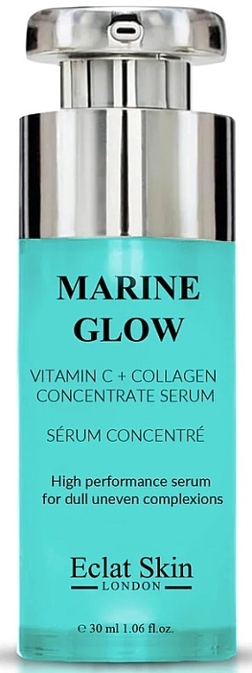 Skoncentrowane serum z witaminą C i kolagenem - Eclat Skin London Marine Glow Vitamin C + Collagen Concentrate Serum — Zdjęcie N1