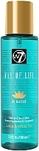 Kup Spray do włosów i ciała Lotos i Biała Herbata - W7 Way of Life Hair & Body Mist Be Blessed