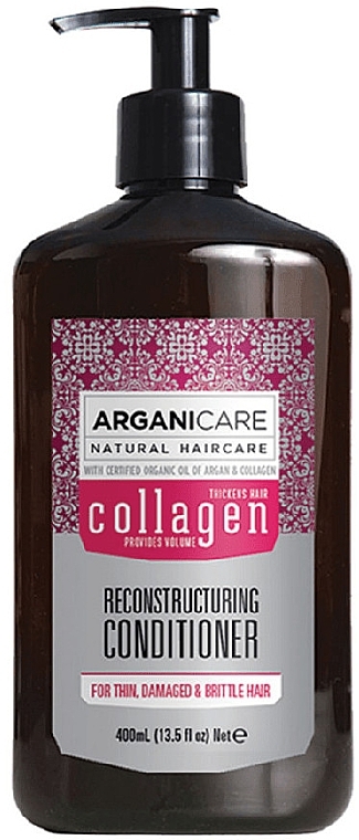 Zestaw - Arganicare Collagen Set (shm 400 ml + cond 400 ml) — Zdjęcie N3