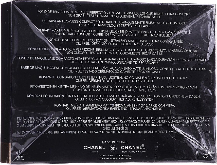 PRZECENA! Puder do twarzy - Chanel Ultra Le Teint Ultrawear All-Day Comfort Flawless Finish Compact Foundation * — Zdjęcie N2