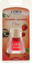 Zawieszka zapachowa do samochodu Truskawka - Loris Parfum — Zdjęcie N1