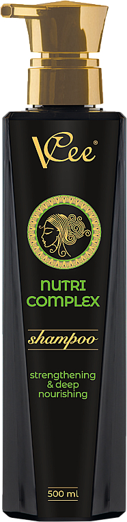 Wzmacniający szampon odżywczy do włosów - VCee Shampoo Nutri Complex — Zdjęcie N1