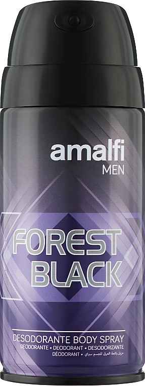 Dezodorant w sprayu Czarny Las - Amalfi Men Deodorant Body Spray Forest Black — Zdjęcie N1