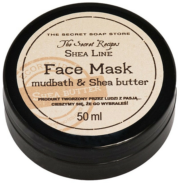 Oczyszczająca maska do twarzy zwężająca pory - The Secret Soap Store Shea Line Mudbath & Shea Butter Mask — фото N1