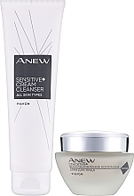 Zestaw - Avon Anew Sensitive+ Set (f/cr/50ml + cl/cr/150ml) — Zdjęcie N1