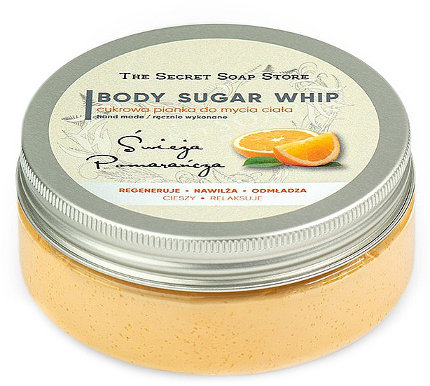 Cukrowa pianka do mycia ciała, Świeża pomarańcza - Soap&Friends Orange Body Sugar Whip — Zdjęcie N2