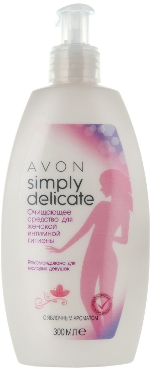 Łagodny płyn do higieny intymnej dla nastolatek Kwiat jabłoni - Avon Simply Delicate — Zdjęcie N1