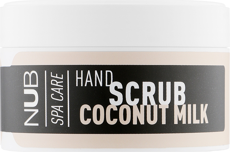 Peeling do rąk - NUB Spa Care Hand Scrub Coconut Milk — Zdjęcie N1