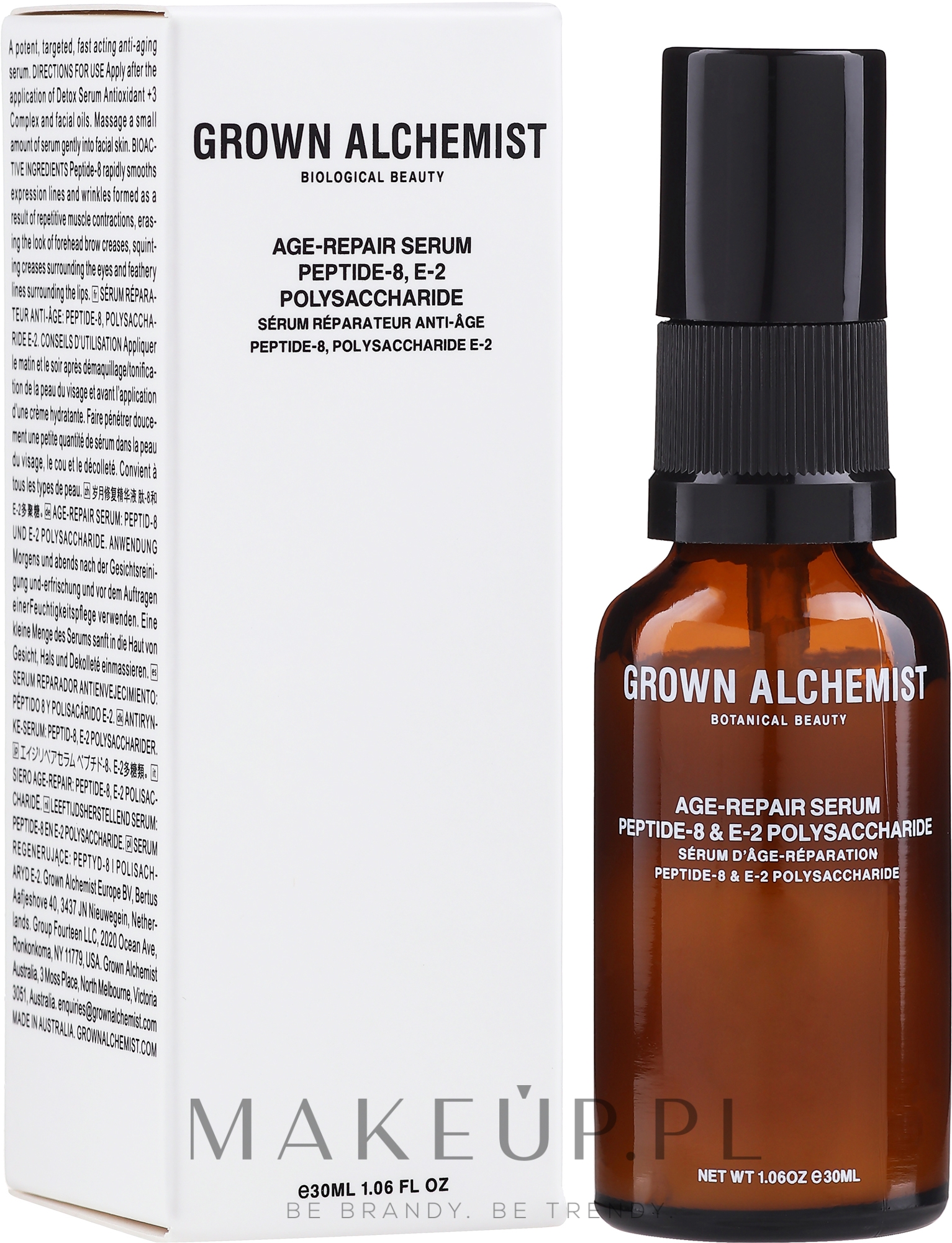 Regenerujące serum do twarzy z peptydami - Grown Alchemist Age-Reapir Serum — Zdjęcie 30 ml
