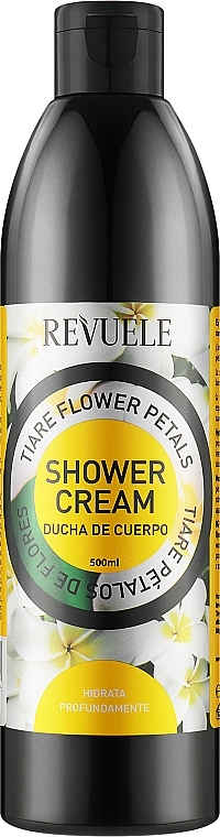 Krem pod prysznic Płatki kwiatów tiare - Revuele Fruit Skin Care Tiare Flower Petals Shower Cream — Zdjęcie N1