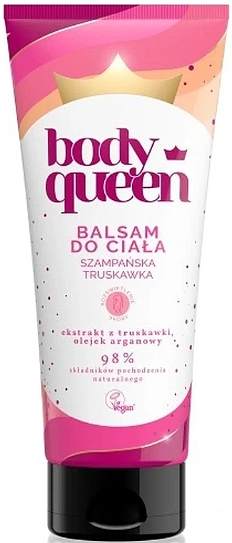 Balsam do ciała Szampańska truskawka - Only Bio Body Queen  — Zdjęcie N1