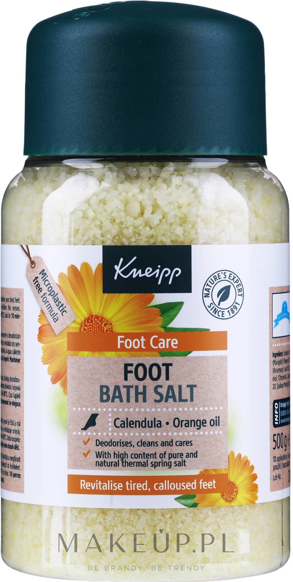 Sól do kąpieli stóp Nagietek i olejek pomarańczowy - Kneipp Healthy Feet Foot Bath Crystals — Zdjęcie 500 g