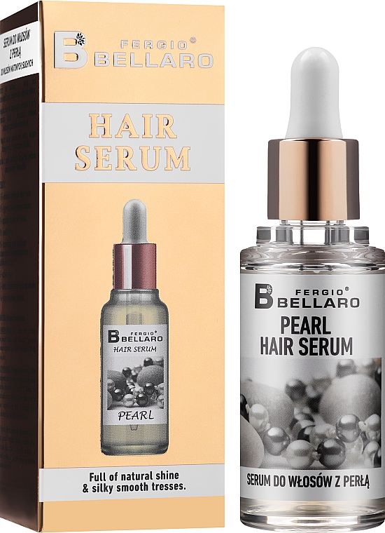 Serum do włosów suchych i zniszczonych z ekstraktem z pereł - Fergio Bellaro Hair Serum Pearl — Zdjęcie N2