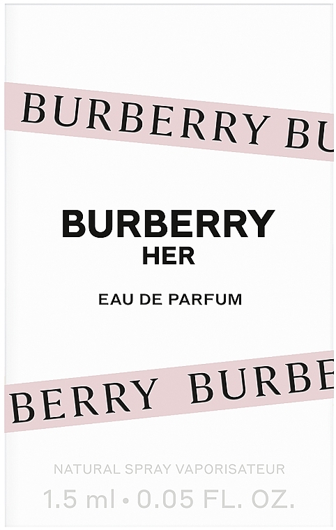 Burberry Her - Woda perfumowana (próbka) — Zdjęcie N3