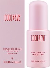 Krem pod oczy - Coco & Eve Depuff Eye Cream  — Zdjęcie N2