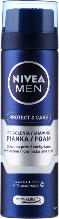 Ochronna pianka do golenia - NIVEA MEN Protect & Care Protecting Shaving Foam — Zdjęcie N5