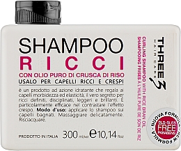 Kup Szampon do włosów kręconych - Faipa Roma Three Hair Care Ricci Shampoo