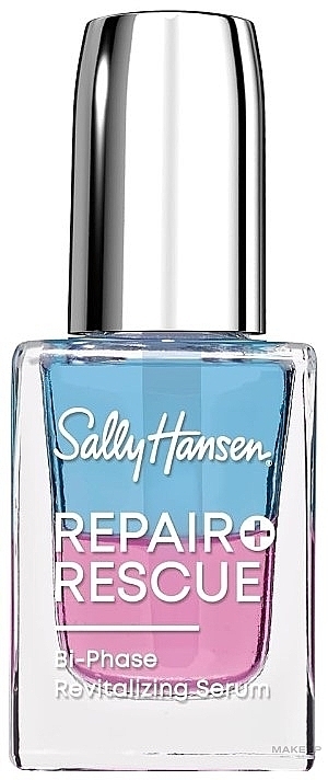 Dwufazowe regenerujące serum do paznokci - Sally Hansen Repair + Rescue Bi-Phase Revitalizing Serum — Zdjęcie N1