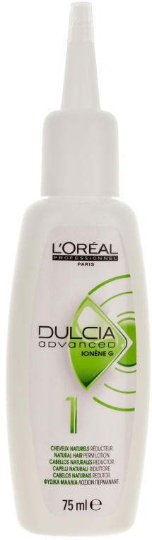 Płyn do trwałej ondulacji włosów naturalnych - L'Oreal Professionnel Dulcia Advanced Perm Lotion 1 — Zdjęcie N1