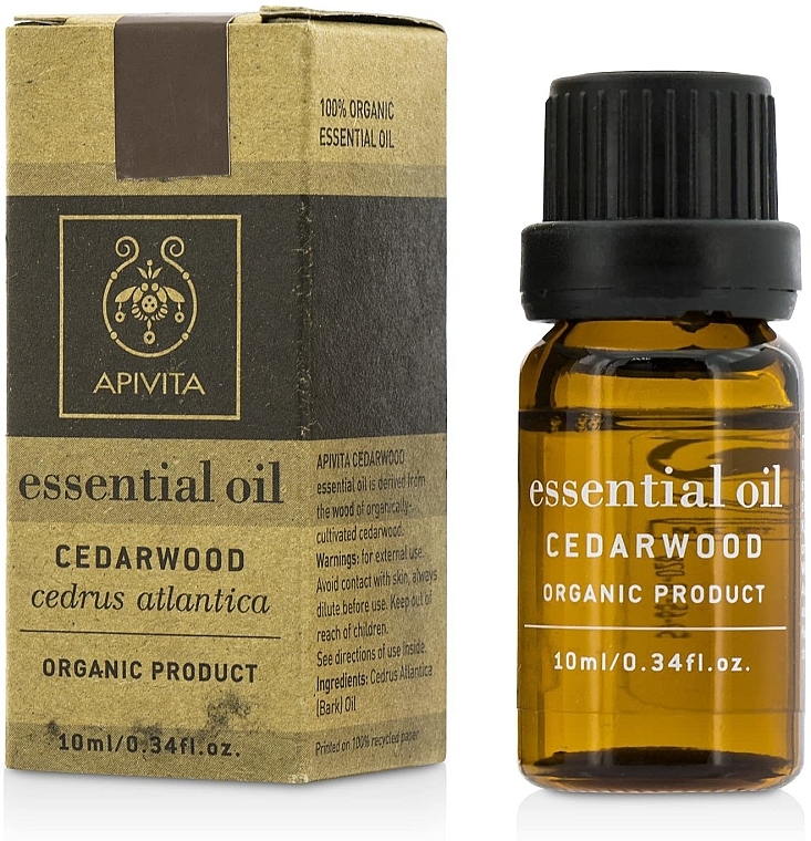 Olejek cedrowy - Apivita Aromatherapy Organic Cedar Oil — Zdjęcie N1