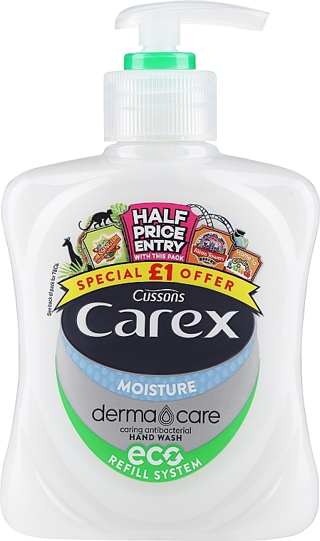 Antybakteryjne mydło w płynie - Carex Derma Care Moisture Hand Wash — Zdjęcie N1