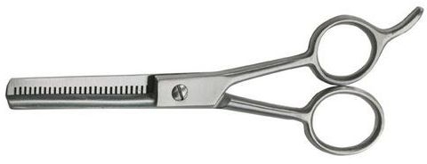 Nożyczki fryzjerskie Degażówki, 5,5 cm - Ronney Professional Srebrne — Zdjęcie N1