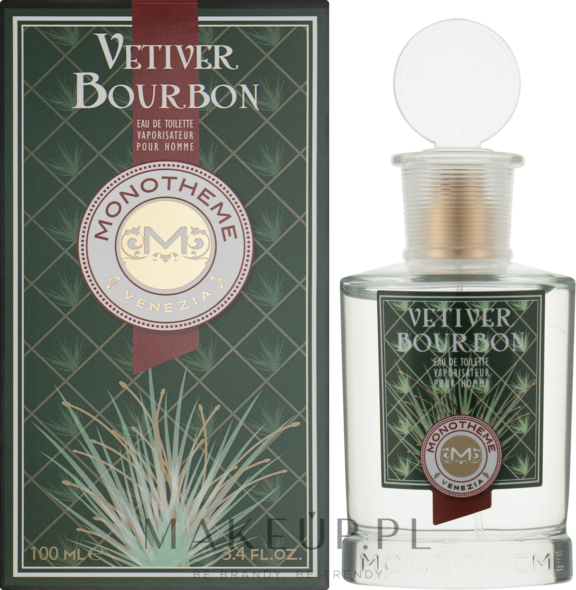 Monotheme Fine Fragrances Venezia Vetiver Bourbon - Woda toaletowa  — Zdjęcie 100 ml