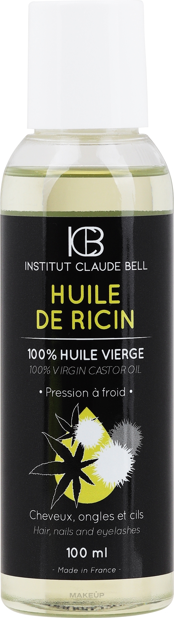 Olej rycynowy - Institut Claude Bell Virgin Castor Oil — Zdjęcie 100 ml