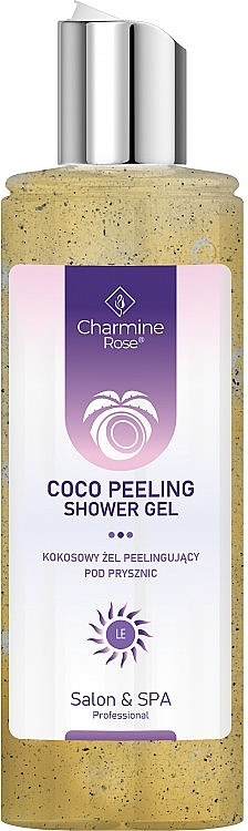 Kokosowy peeling w żelu pod prysznic - Charmine Rose Coco Peeling Shower Gel — Zdjęcie N1