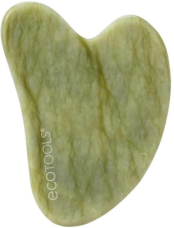 Masażer do twarzy Gua sha, zielony jadeit - EcoTools Jade Facial Gua Sha — Zdjęcie N1