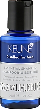 Szampon dla mężczyzn - Keune 1922 Shampoo Essential Distilled For Men Travel Size — Zdjęcie N1