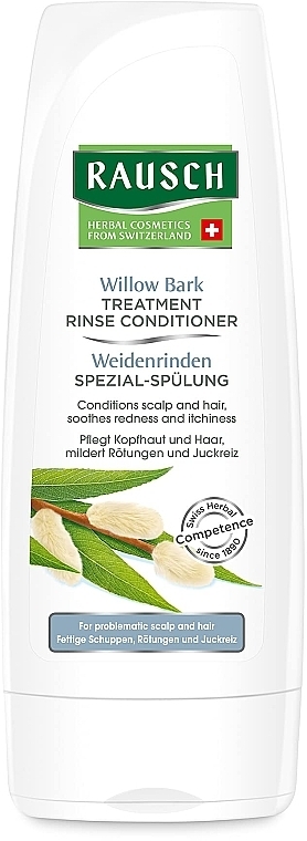 Rewitalizująca odżywka do włosów - Rausch Treatment Conditioner With Willow Bark — Zdjęcie N1