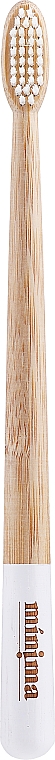 Bambusowa szczoteczka do zębów, średnia twardość - Minima Organics Bamboo Toothbrush Medium — Zdjęcie N1