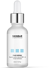 Nawilżające serum do twarzy z kwasem hialuronowym 3% i ekstraktem z aloesu 0,3% - SKINBAR Hyaluronic Acid 3% & Aloe Extract 0,3% Face Serum — Zdjęcie N3