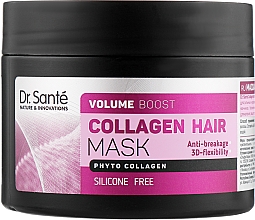 Maska do włosów - Dr Santé Collagen Hair Volume Boost Mask — Zdjęcie N1