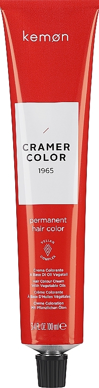 Trwała farba do włosów z olejem kokosowym - Kemon Cramer Color — Zdjęcie N1