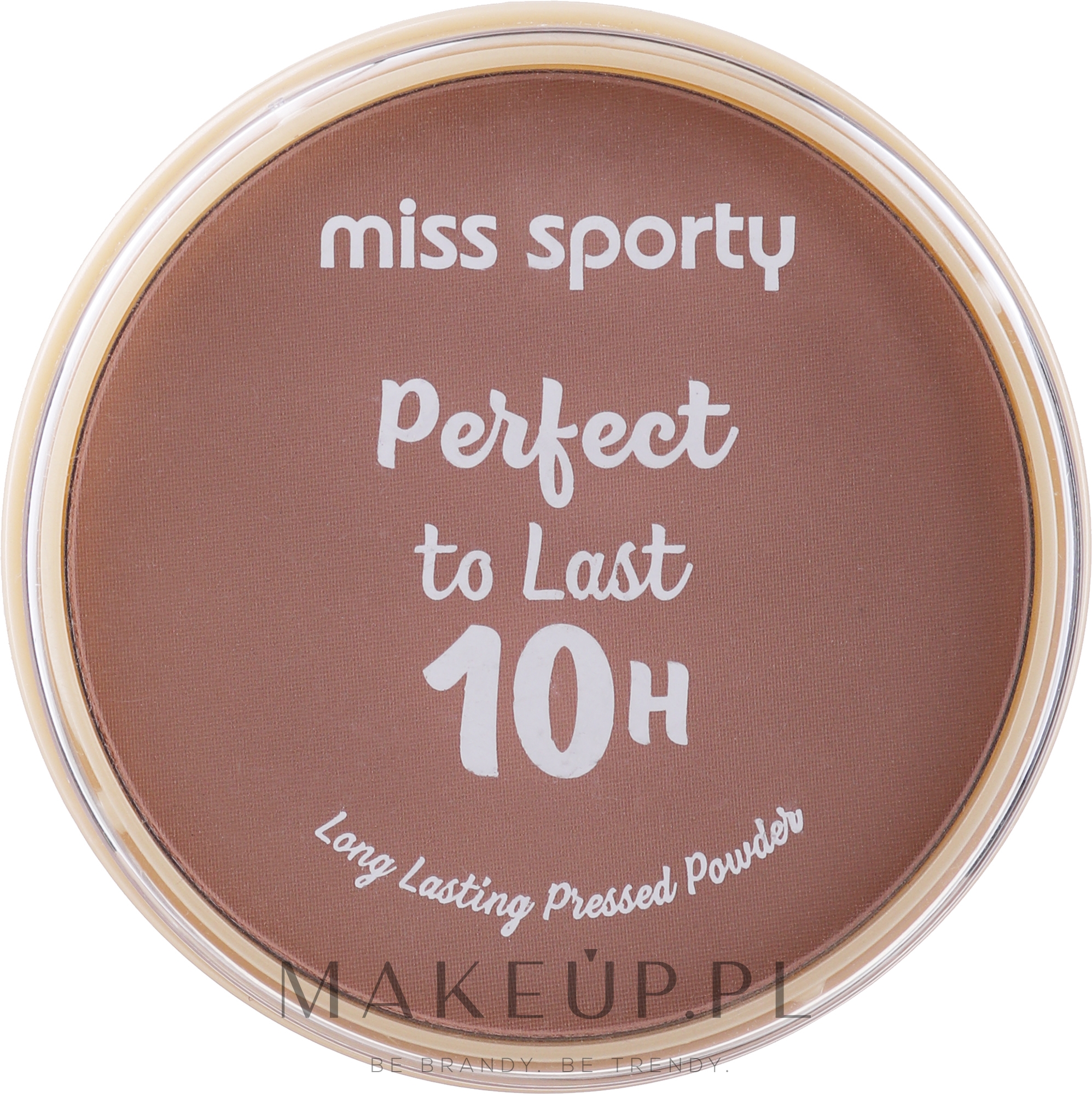 Puder do twarzy w kompakcie - Miss Sporty Perfect To Last 10H Long Lasting Pressed Powder — Zdjęcie 010 - Porcelain