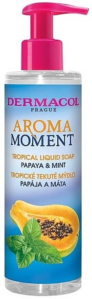 Mydło w płynie Papaja i mięta - Dermacol Aroma Moment Tropical Liquid Soap — Zdjęcie N1