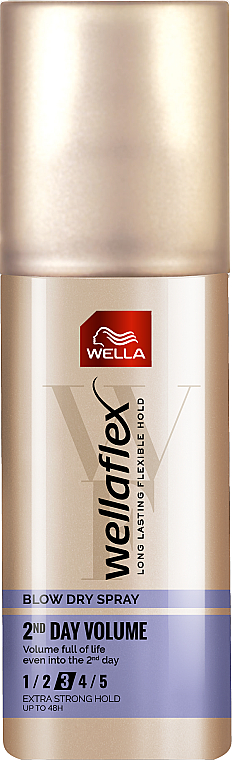 Ekstramocny lakier dodający włosom objętości - Wella Wellaflex 2-Days-Volume Hairspray — Zdjęcie N3