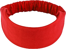 Kup Opaska kosmetyczna, czerwona, Knit Classic - MAKEUP Hair Accessories