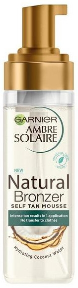 Mus brązujący do ciała - Garnier Ambre Solaire Natural Bronzer Intense Clear Self Tan Mousse