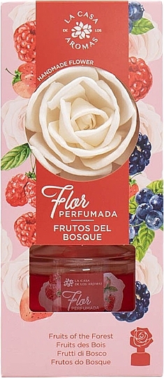 Dyfuzor zapachowy w formie kwiatu Dzikie jagody - La Casa De Los Aromas Reed Diffuser Fruits Of The Forest — Zdjęcie N2