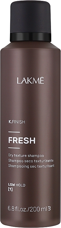 Suchy szampon so włosów - Lakme K.Finish Fresh Dry Texture Shampoo — Zdjęcie N1