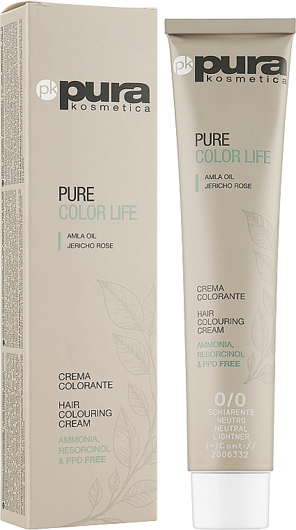 Koloryzujący krem do włosów - Pura Kosmetica Pure Color Life — Zdjęcie N1