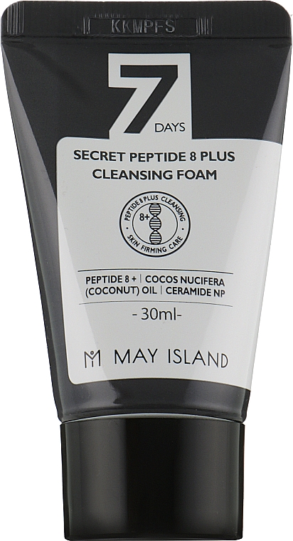 Peptydowa pianka do mycia twarzy - May Island 7 Days Secret Peptide 8 Plus Cleansing Foam (mini) — Zdjęcie N1