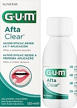 Płukanka do leczenia urazów i owrzodzeń w jamie ustnej - G.U.M. AftaClear Mouthwash — Zdjęcie N2