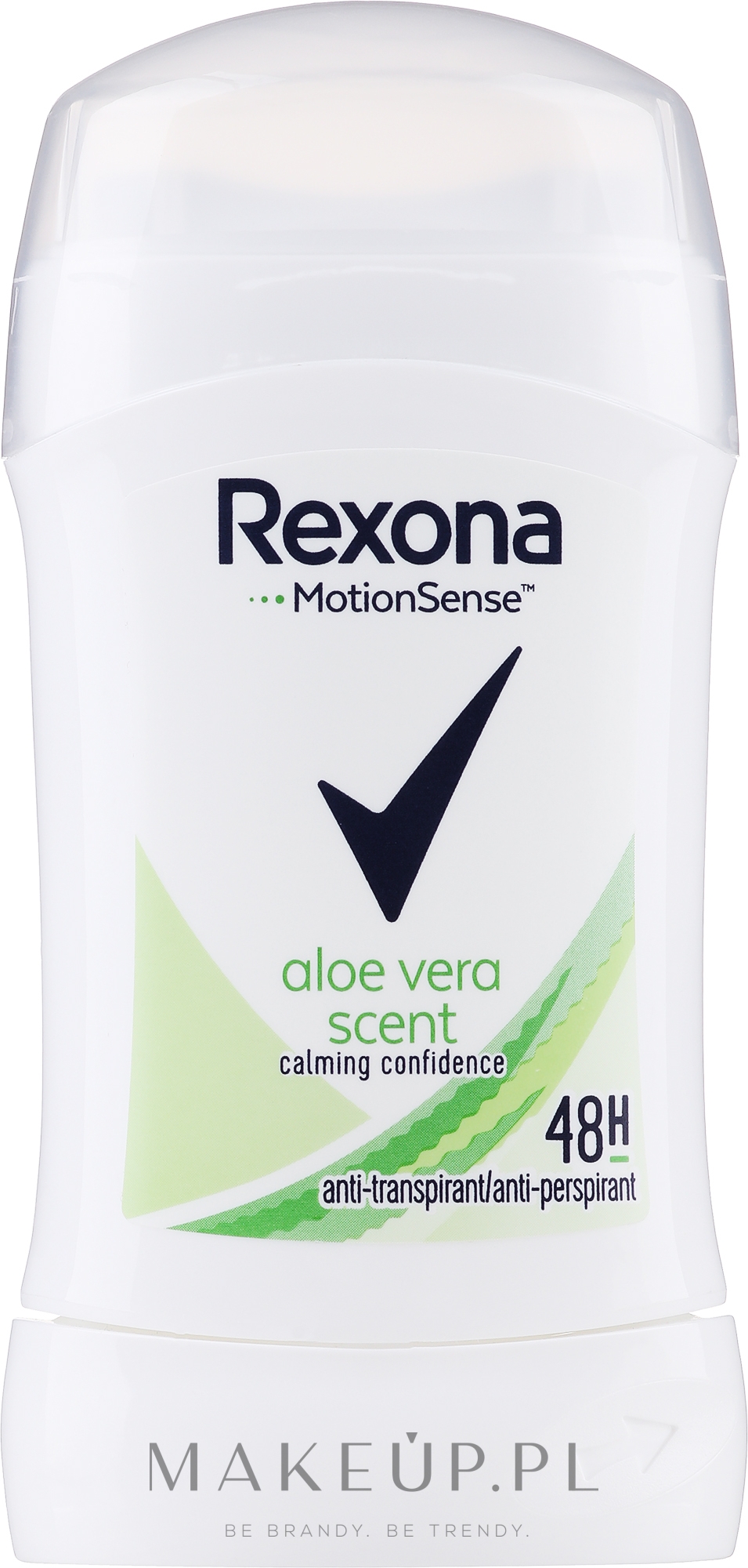 Aloesowy antyperspirant w sztyfcie - Rexona Motion Sense Aloe Vera Cool & Calming Deodorant Antiperspirant — Zdjęcie 40 ml